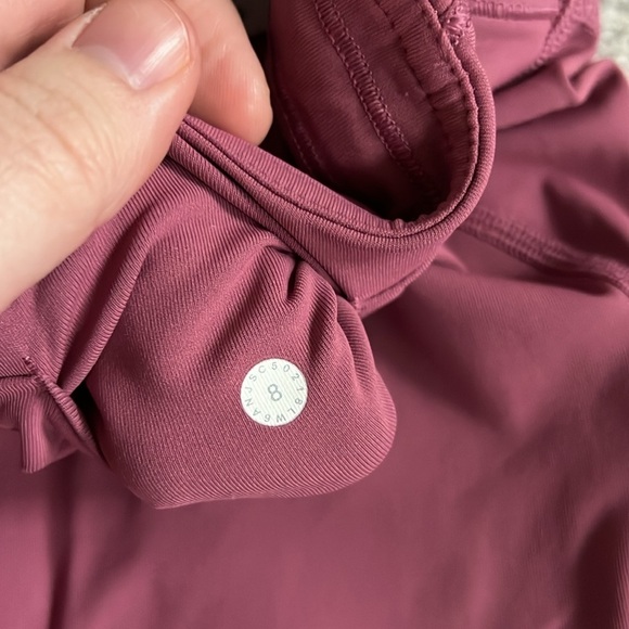 Lululemon Ready To Race Crop *21" in Moss Rose - Picture 10 of 11